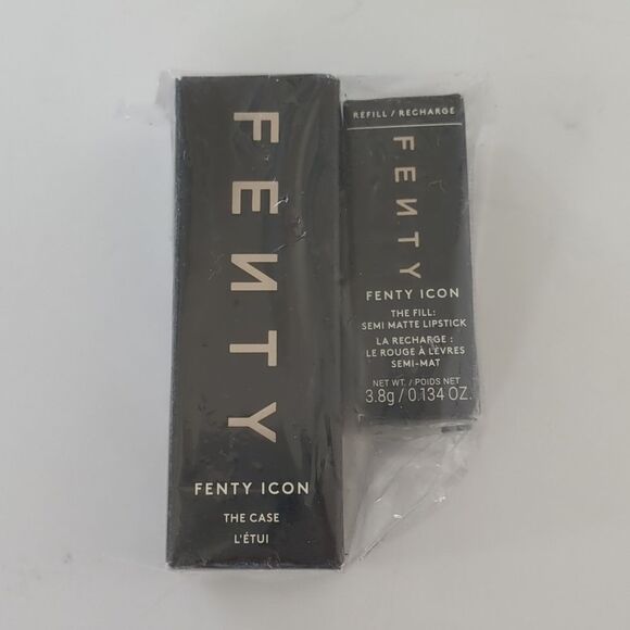 FENTY BEAUTY Icon Semi-Matte Lipstick Fill and case in Pose Queen - Picture 1 of 10